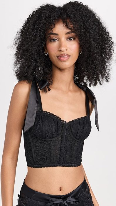 Night Night by Jonathan Simkhai Naomi Lace Bustier