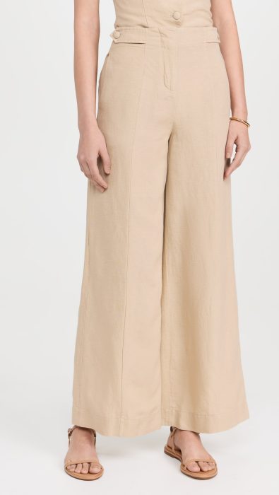 Onia Air Linen Palazzo Pants