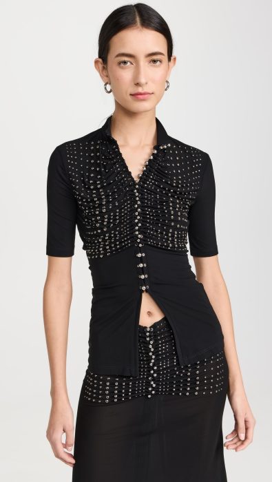rabanne Studded Top