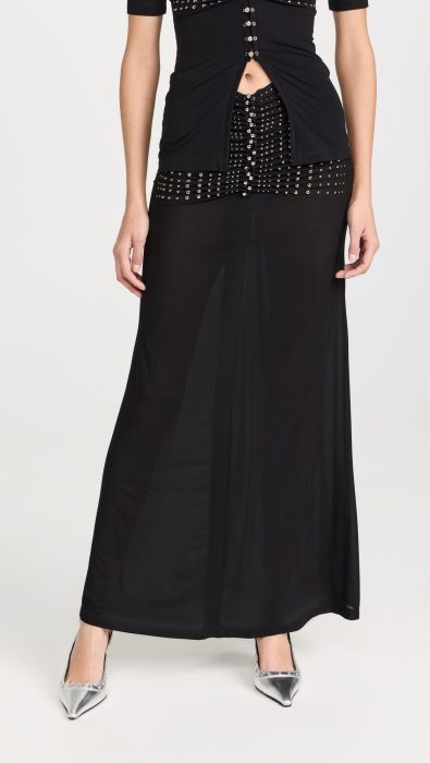 rabanne Studded Skirt