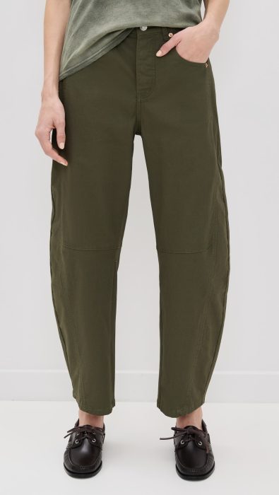 PARKE Cotton Twill Horseshoe Pants