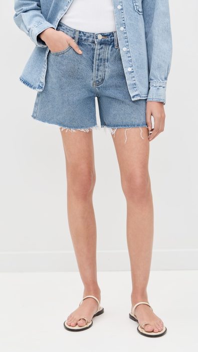 PARKE Vintage Wash Long Baggy Shorts