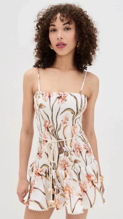 PatBO Botanic Retro Mini Dress