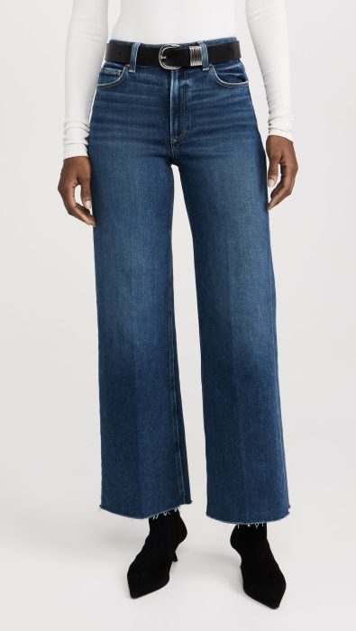 PAIGE Anessa 31" Jeans with Raw Hem