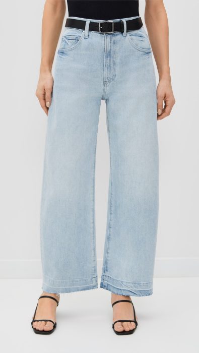 PAIGE Arellia Ankle Jeans Fernanda with Wide Undone Hem