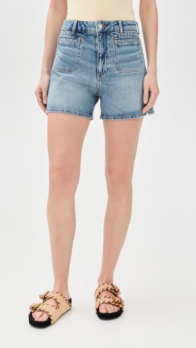 PAIGE Dani Shorts with Double Welt Stitch Through Pockets