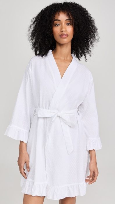 Petite Plume Women's Swiss Dot Robe