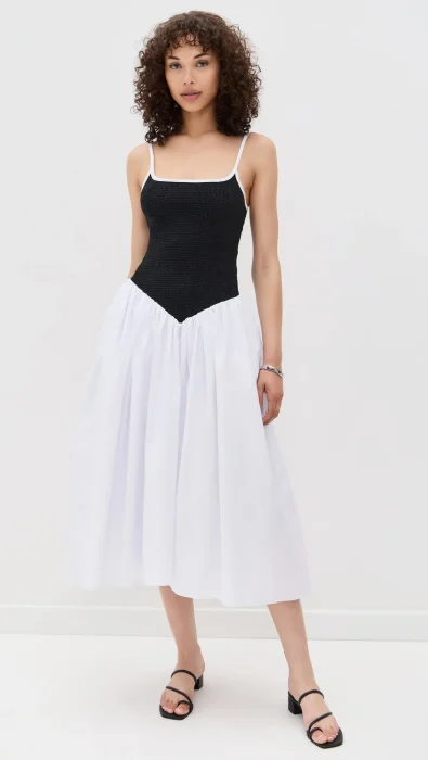 Pitusa Odette Smocked Dress