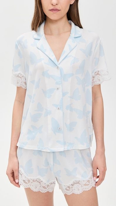 PJ Salvage Butterfly Pajama Top