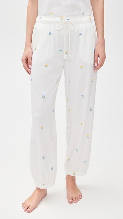 PJ Salvage Embroidered Pants
