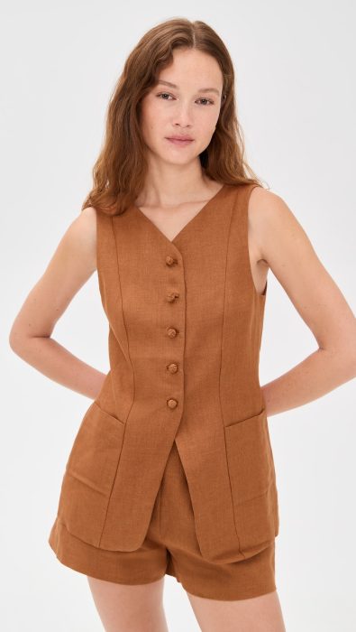 POSSE Lorenzo High Neck Vest