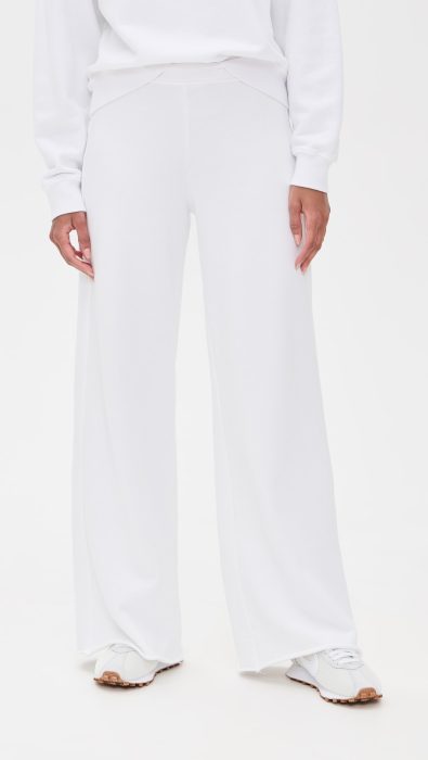 perfectwhitetee Amber French Terry Wide Leg Pants