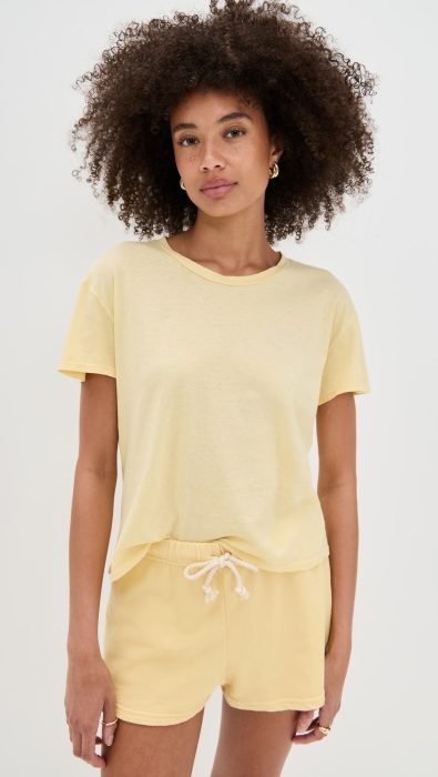 perfectwhitetee Harley Cotton Short Sleeve Boxy Tee