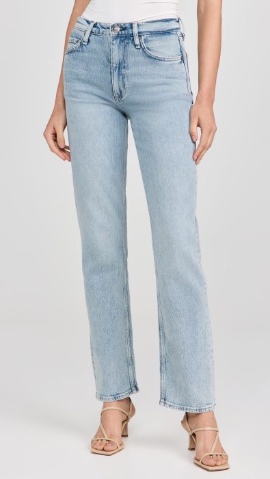 rag & bone Harlow Mid Rise Full Length Straight Jeans
