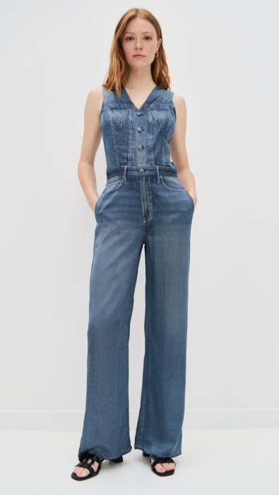 rag & bone Miramar Satin Sleeveless Jumpsuit