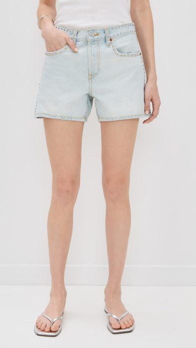 RE/DONE Studded Boy Shorts