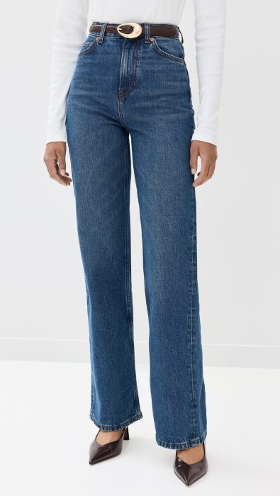 Reformation Wilder Stretch High Rise Wide Leg Jeans