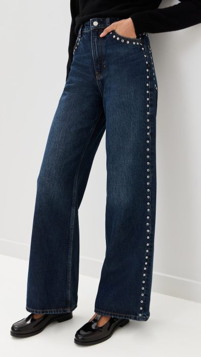 Reformation Cary High Rise Slouchy Wide Leg Jeans
