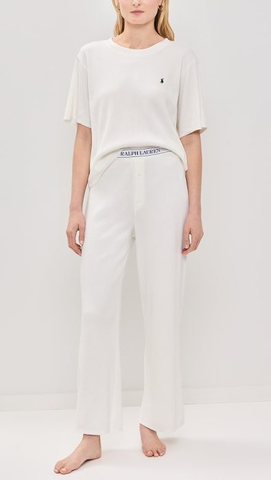 Polo Ralph Lauren Waffle Knit Pajama Set