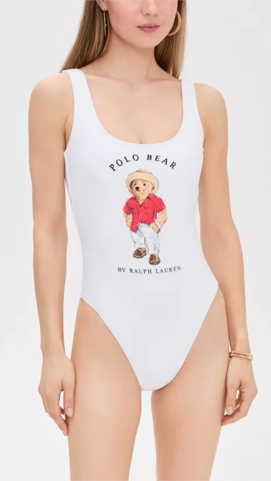Polo Ralph Lauren Terry Bear Missy One Piece