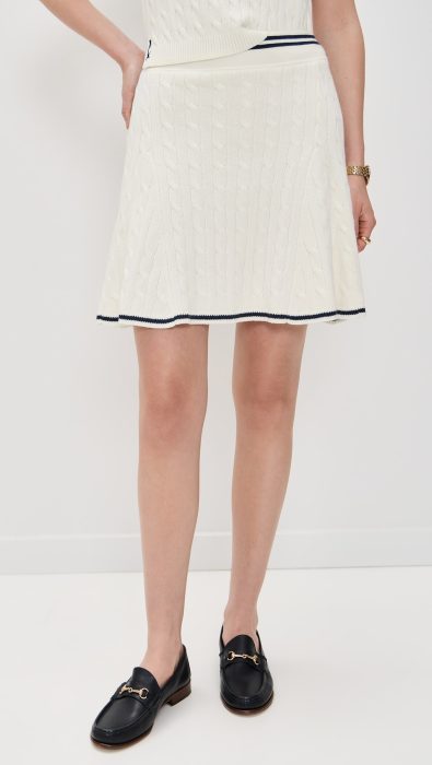 RLX Ralph Lauren Wool Blend Cable Knit Skort
