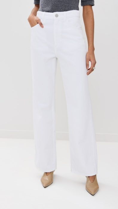 Rohe Relaxed Fit White Jeans