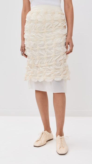 ROKH Scrunched Chiffon Skirt