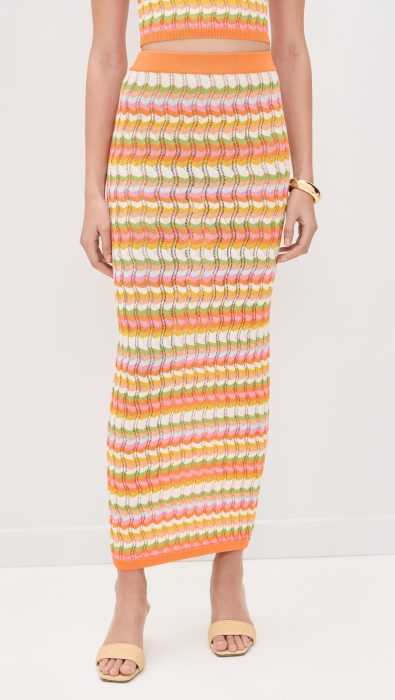 Ronny Kobo Wilkins Knit Skirt