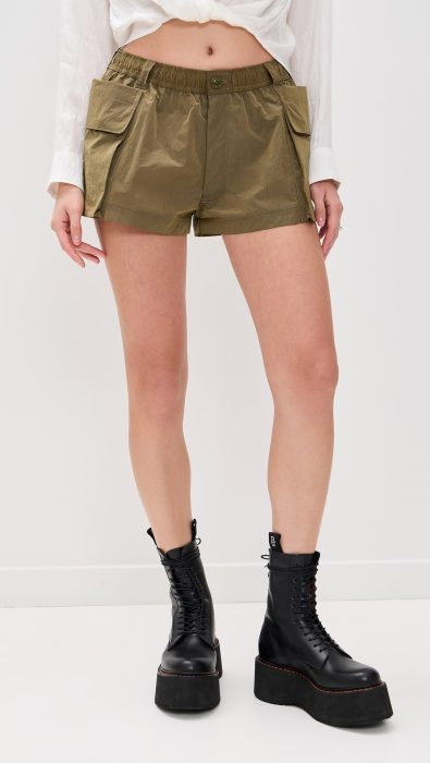 R13 Shorts with 2-Way Pockets