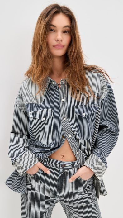 R13 Oversized Cowboy Shirt