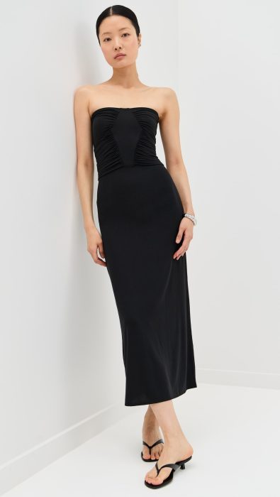 Sablyn Elle Draped Strapless Dress