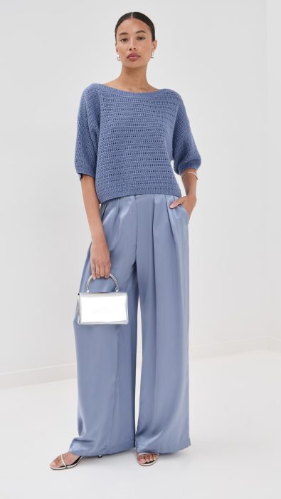 Sablyn Brooklyn C High Rise Double Pleat Trousers