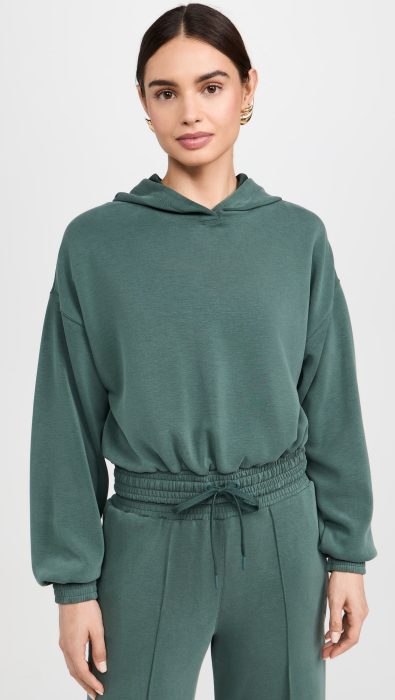 Sweaty Betty Sand Wash Cloudweight Crop Hoodie