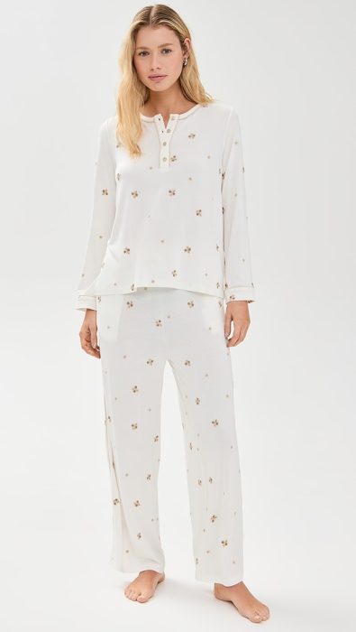 Sea Orla Sleepwear Henley PJ Set