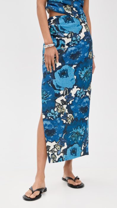 SIR. Camellia Midi Skirt