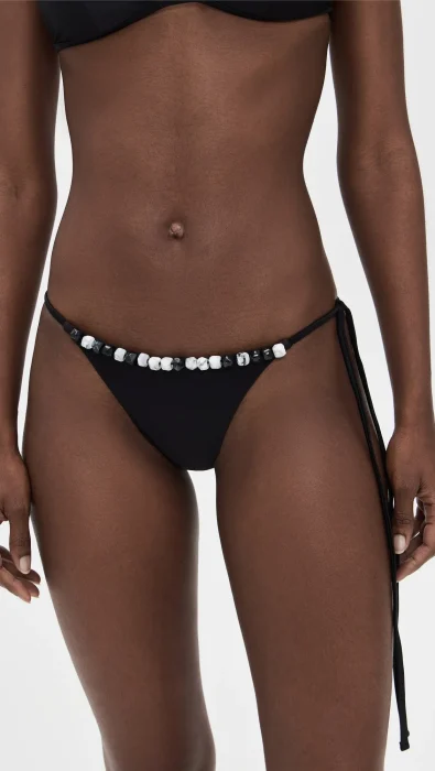 SIR. Baci Beaded String Bikini Bottoms