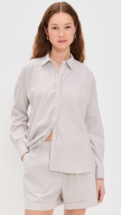 Splendid Splendid x Cella Jane Poplin Button Down