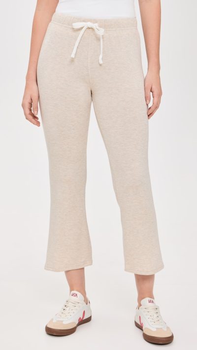 Splits59 Brooks Fleece Cropped Flare Sweatpants