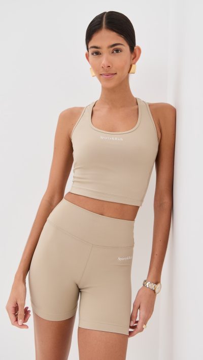 Sporty & Rich Serif Logo Sports Tank