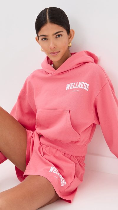 Sporty & Rich Wellness Ivy Cropped Hoodie