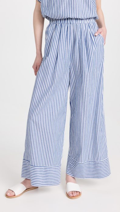 Stateside Stripe Poplin Wide Leg Pants