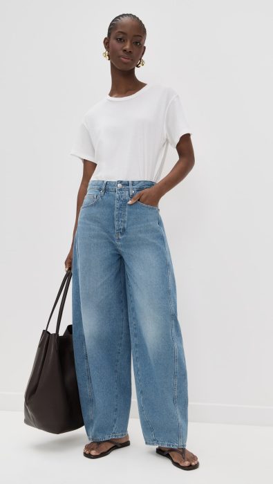 St. Agni Mid Rise Balloon Jeans