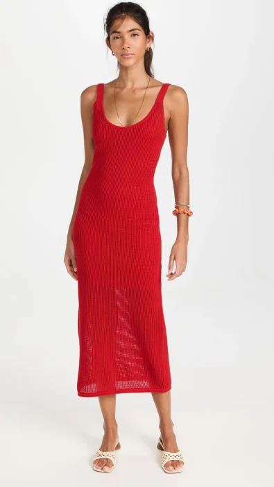 STAUD Jessica Knit Dress