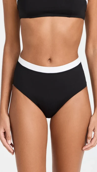 STAUD Devon High Rise Bikini Bottom