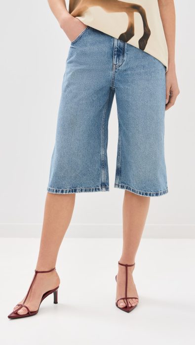 Stella McCartney Vintage Wash Denim Culottes