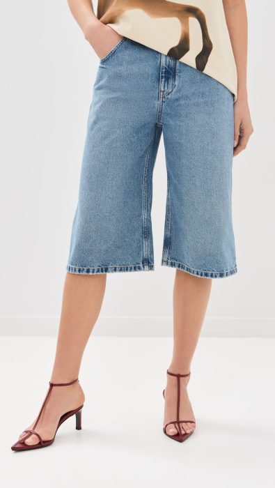 Stella McCartney Vintage Wash Denim Culottes