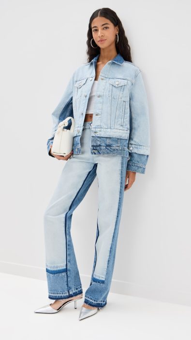 Stella McCartney Mixed Denim Jeans