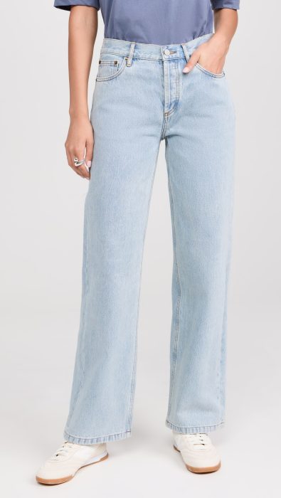 Still Here Navy Plaid Stripe Everyday Jeans