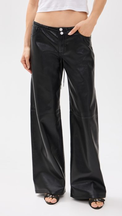 Still Here Cool Jeans in Black Leather