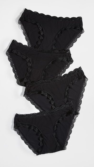 Stripe & Stare Bikini Briefs - 4 Pack